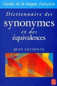 Dictionnaire des synonymes et des équivalences