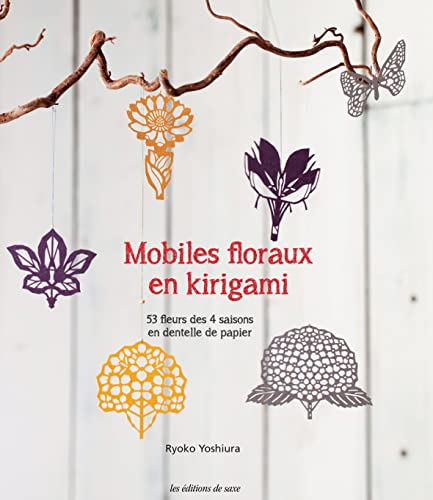 Mobiles floraux en kirigami