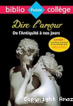 Dire l'amour